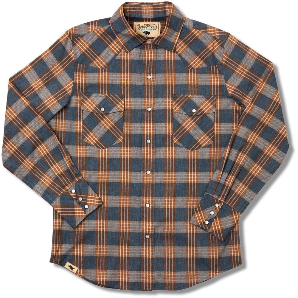 Western Aloha Palaka Nui Blue Kauai Red